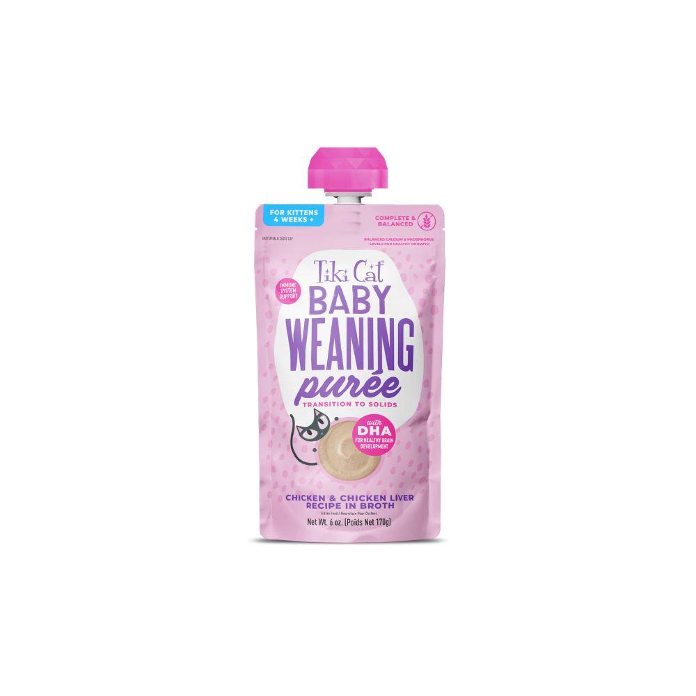 Tiki Cat Baby Weaning Purée Chicken & Chicken Liver Cat Wet Food