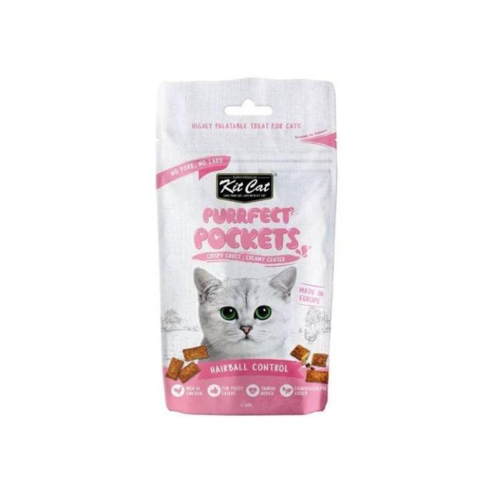 Kit Cat Purrfect Pockets Hairballs Control Cat Treat
