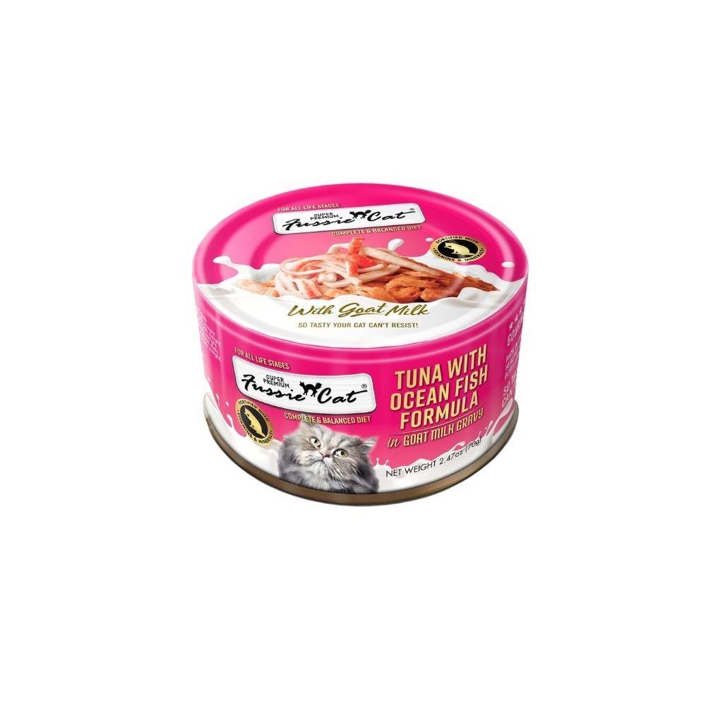 Fussie Cat Tuna with Ocean Fish Formula in Goat Milk Gravy