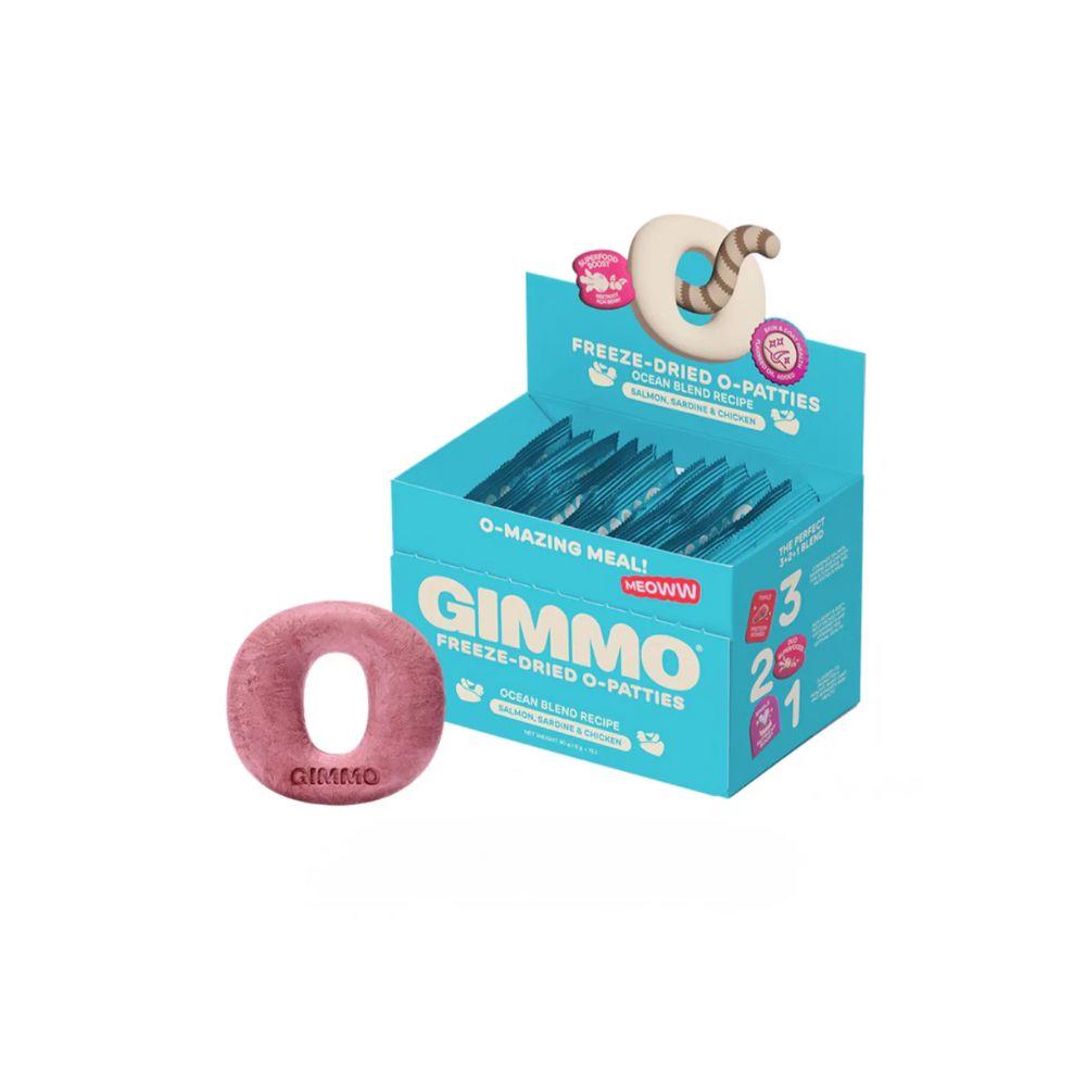 Gimmo Salmon & Chicken Recipe Freeze-Dried O-Bites For Cat