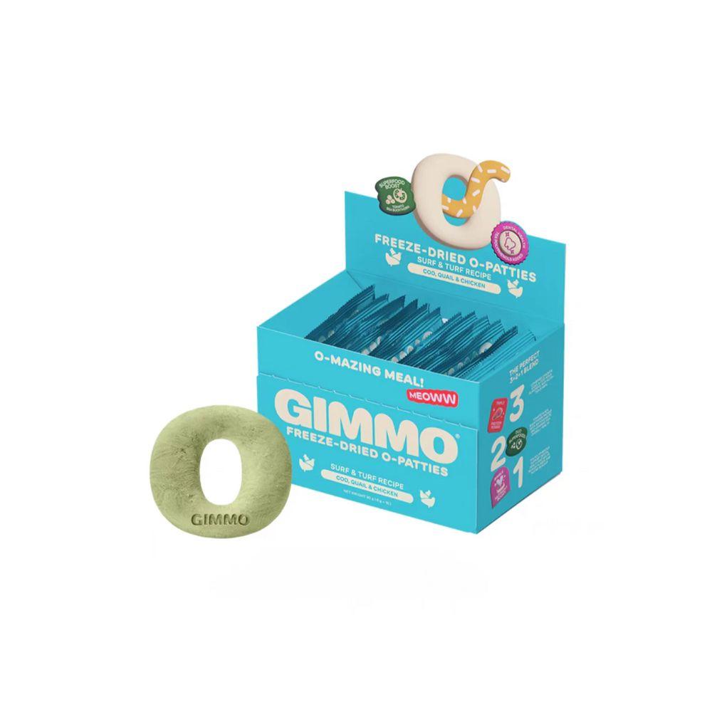 Gimmo Surf & Turf Recipe Freeze-Dried O-Bites For Cat