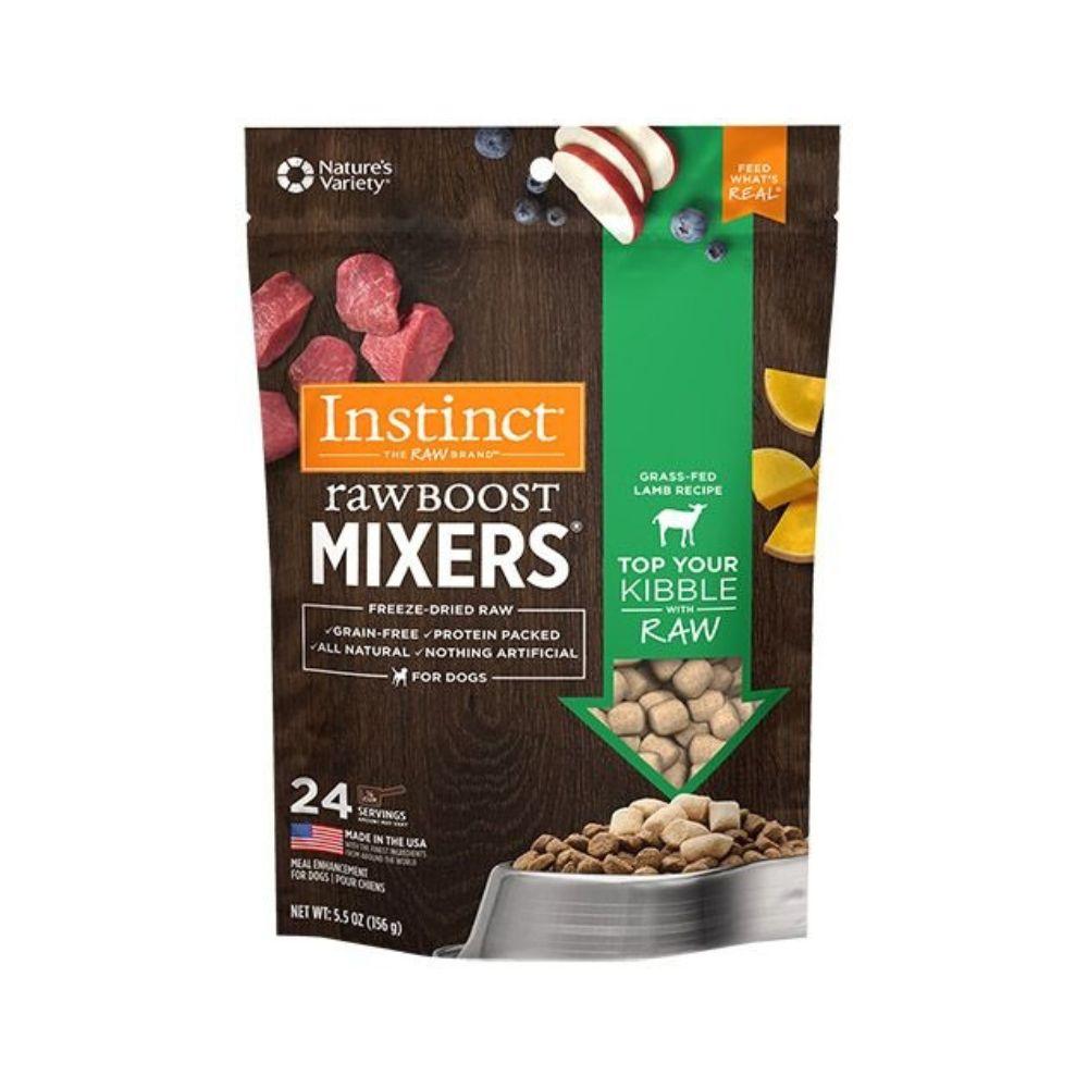 Instinct Raw Boost Mixers Grain Free Grass Fed Lamb Topper Dog