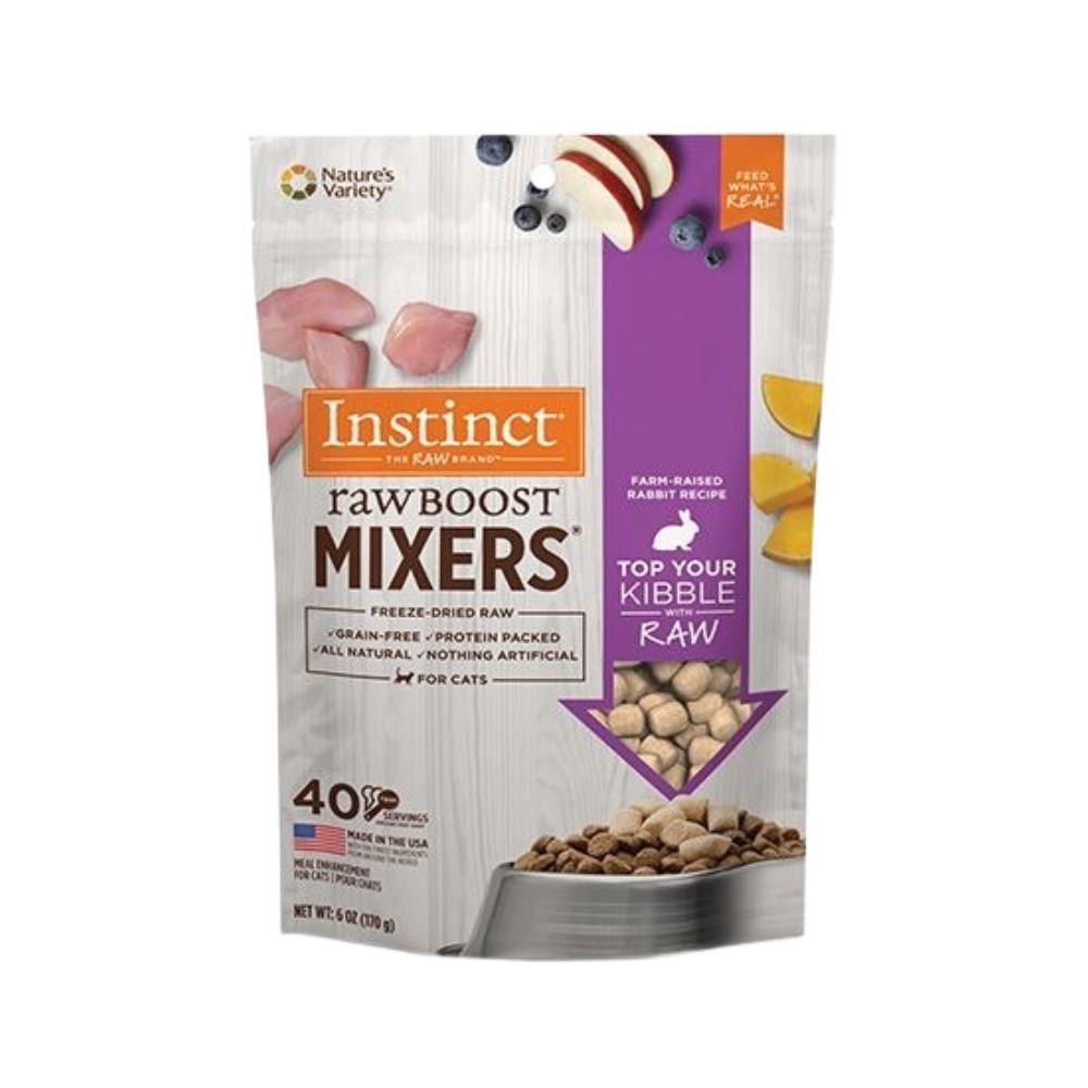 Instinct Raw Boost Mixers Grain Free Farm Raised Rabbit Topper Cat