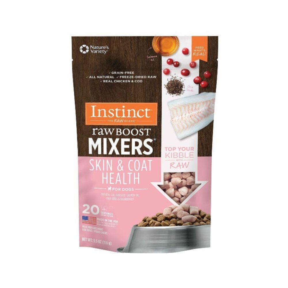 Instinct Raw Boost Mixers Grain Free Skin & Coat Health Topper Dog