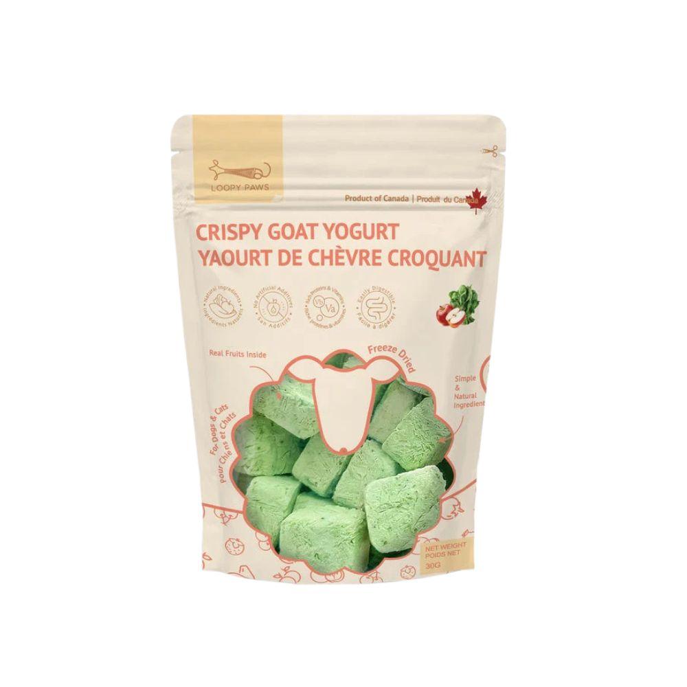 Loopypaws Crispy Goat Yogurt Treats For Cat & Dog - Veggie & Apple