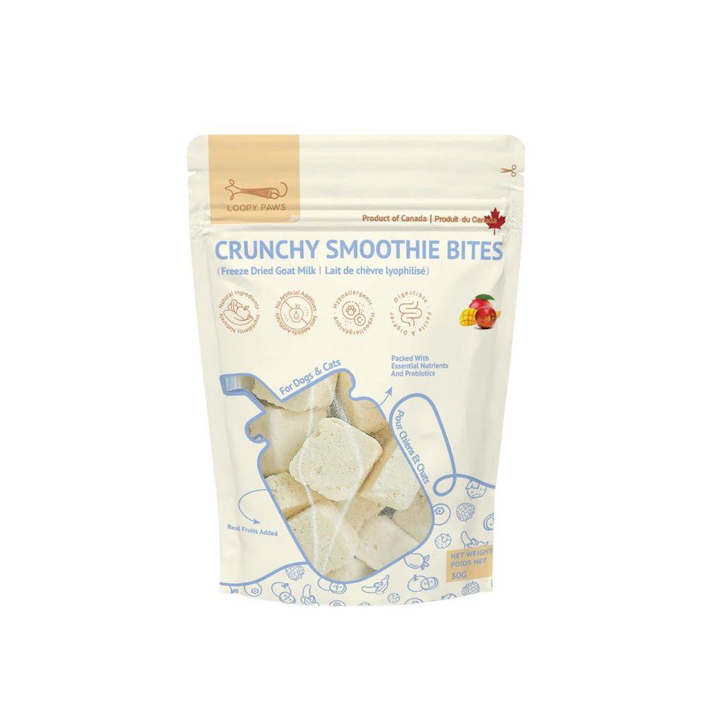 Loopypaws Crunchy Smoothie Bites - Mango & Apple