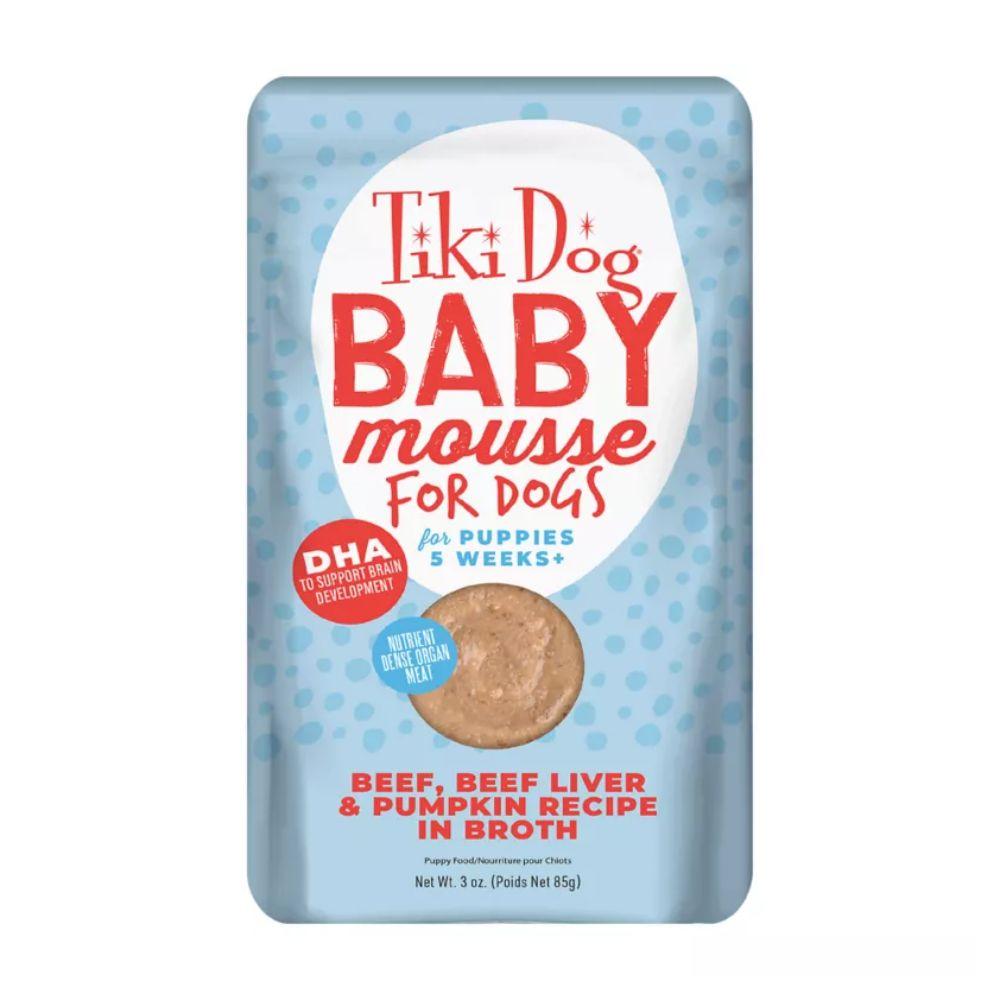 Tiki Dog 狗狗专用牛肉配方Baby奶包系列 5周以上可用 3Oz*4袋一套