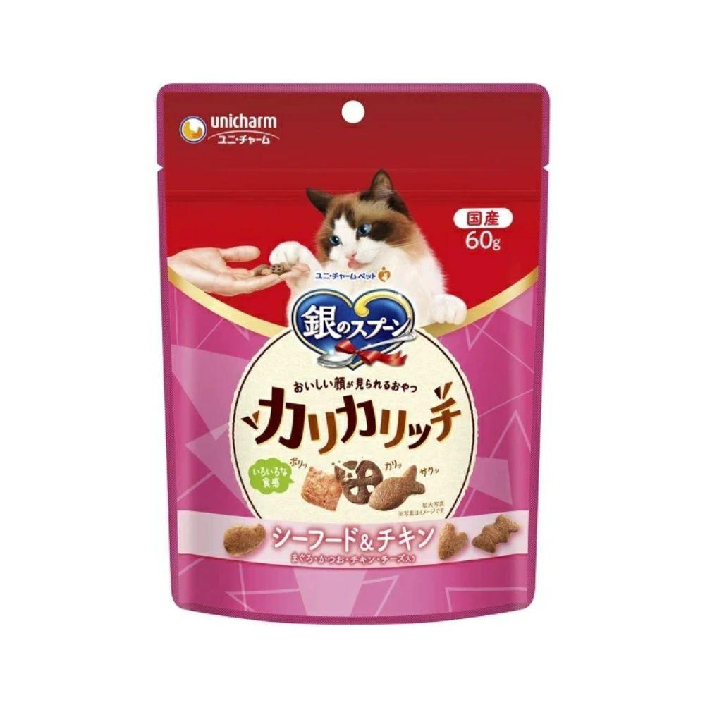 Unicharm Crunchy Cat Cookies - Chicken & Seafood