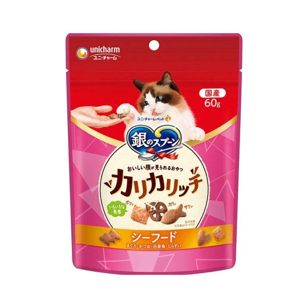 Unicharm Crunchy Cat Cookies - Mix Seafood