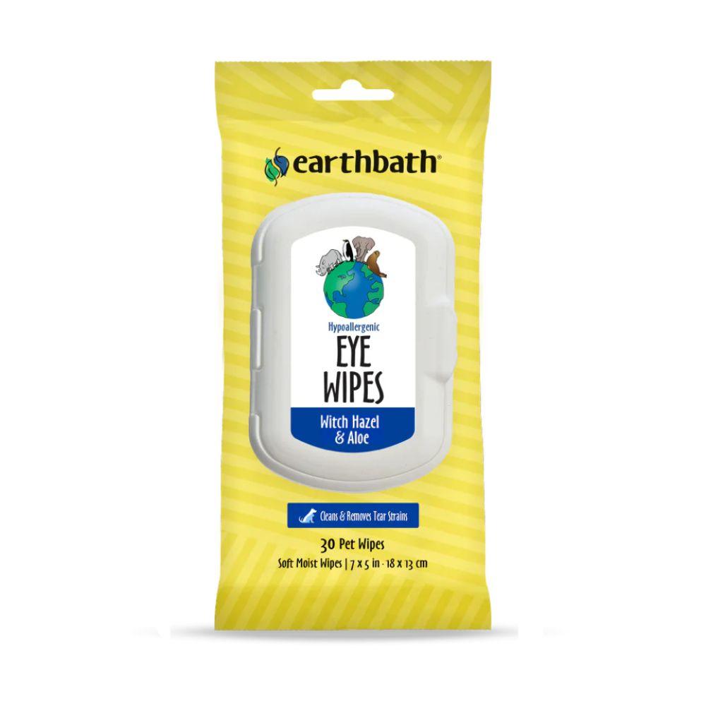 Earthbath Hypoallergenic Eye Wipes - Clean & Removes Tear Stains - 30 Wipes