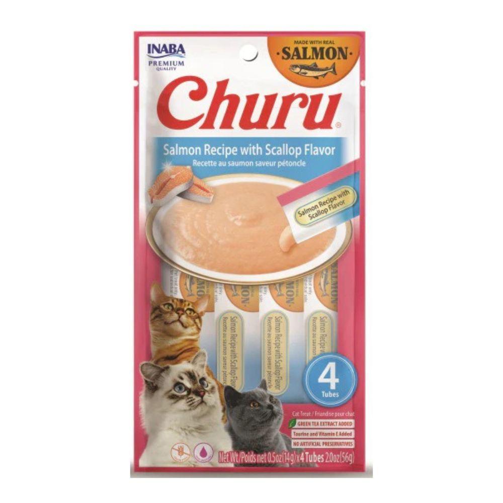Inaba Churu 猫咪零食 - 三文鱼和扇贝