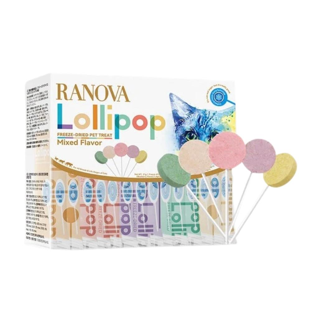 Ranova Freeze Dried Lollipops For Cat (Mixed Flavor) 15pcs