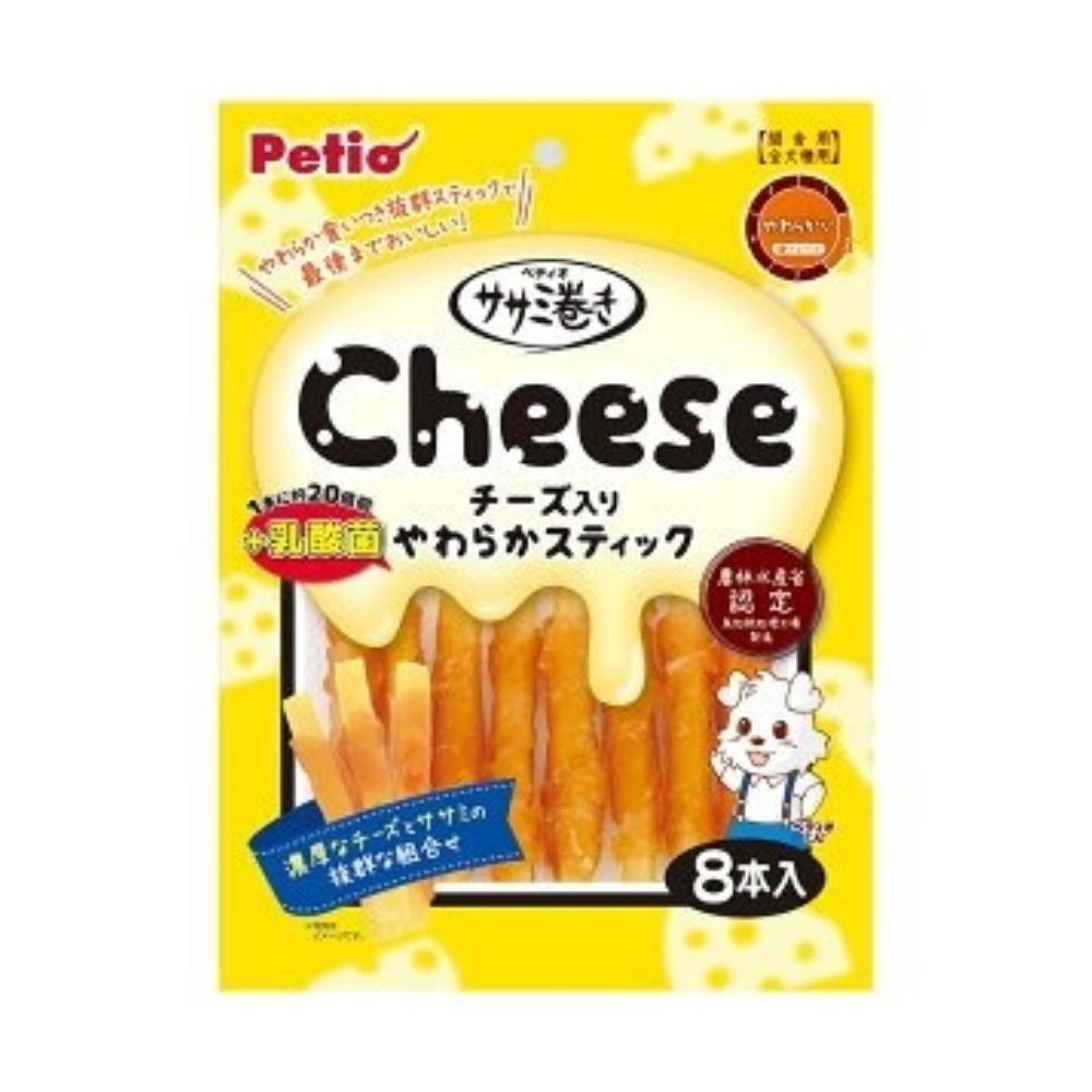 Petio Chicken Breast Wrap with Cheese & Probiotics Dog Dental Sticks - 8 Sticks