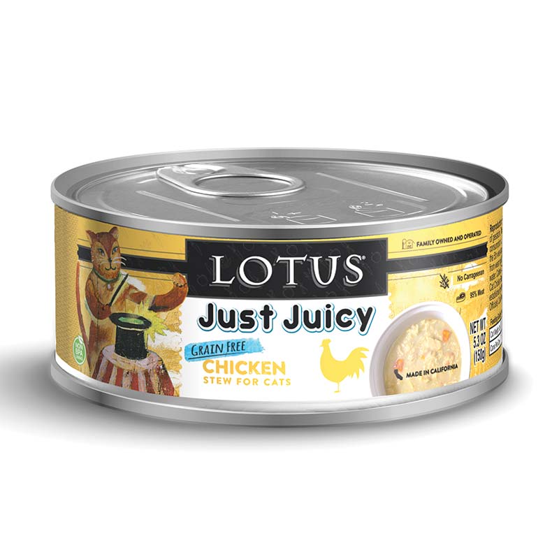 Lotus Just Juicy Cat Wet Food - Chicken 5.3oz