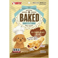 Sunrise Baked Cheese & Beef Roll Dog Treats - 100g