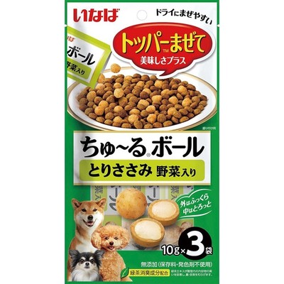Inaba CIAO Churu Ball Treat For Dog - Chicken & Vegetables