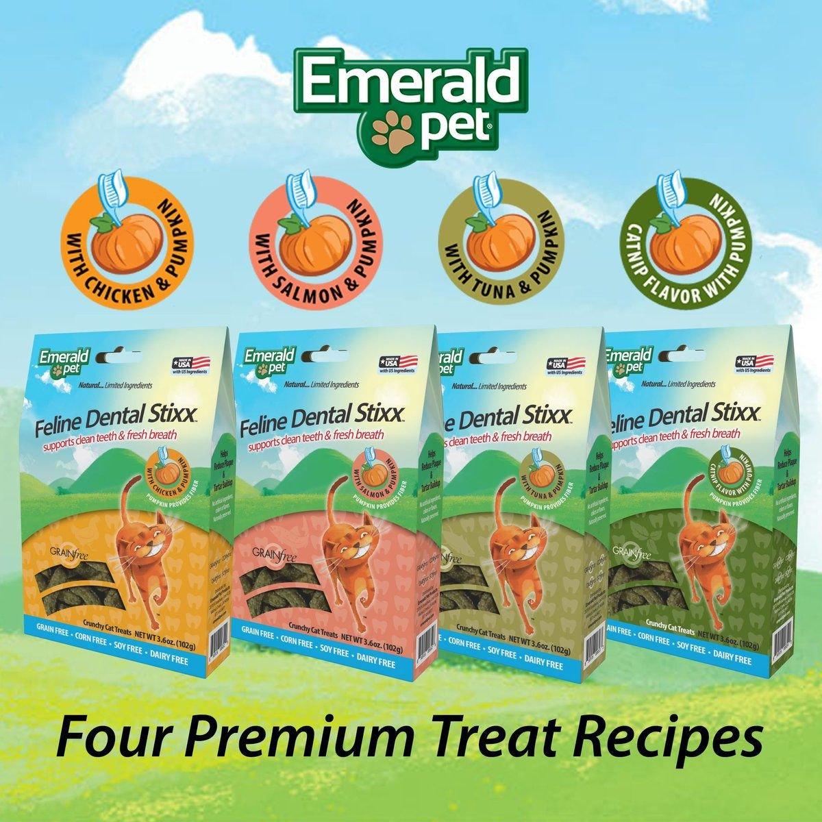 Emerald Pet 洁齿磨牙棒 鸡肉南瓜口味 102g - Maokidspet