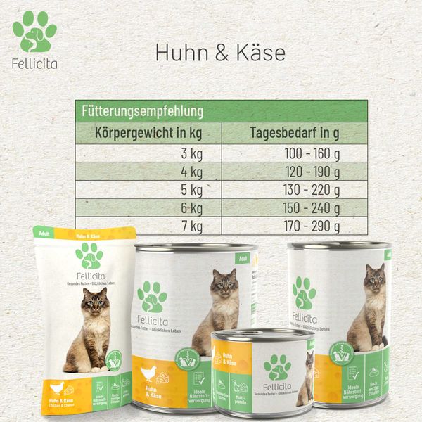 Fellicita Chicken & Cheese Cat Wet Food