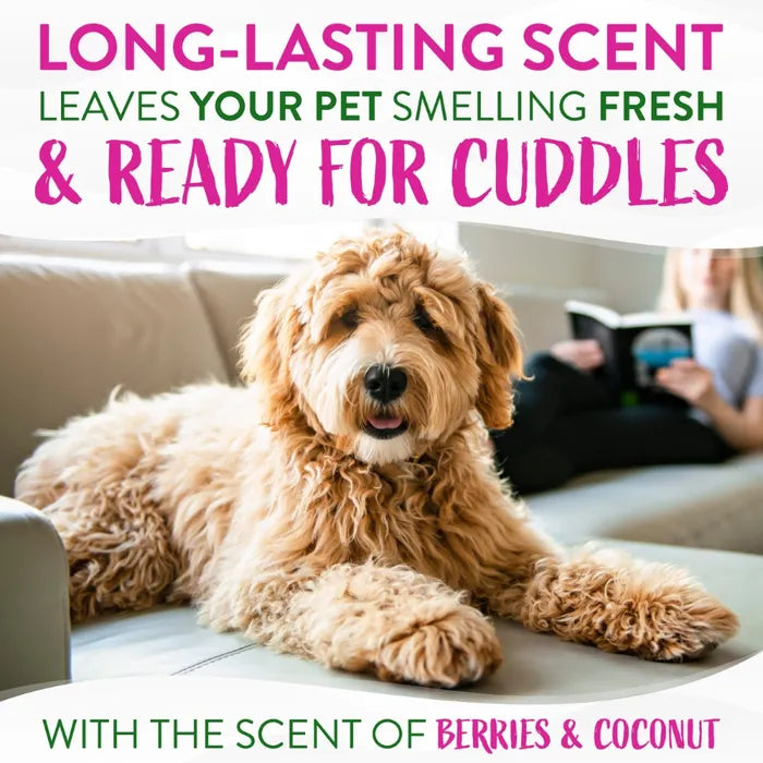 Tropiclean 身体除臭&滋养去静电喷雾 木瓜椰子味 宠物香氛 236ml