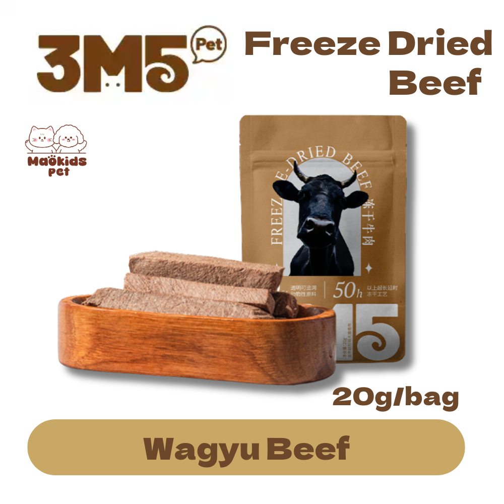 3m5pet Freeze-Dried Wagyu Beef For Cat & Dog