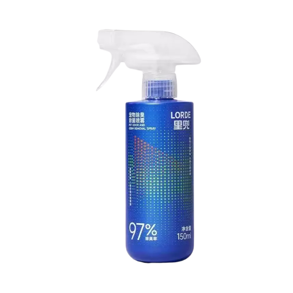 Lorde 2-in-1 Pet Odor & Germ Removal Spray - 99.9% Antibacterial & 97% Deodorizing Mist