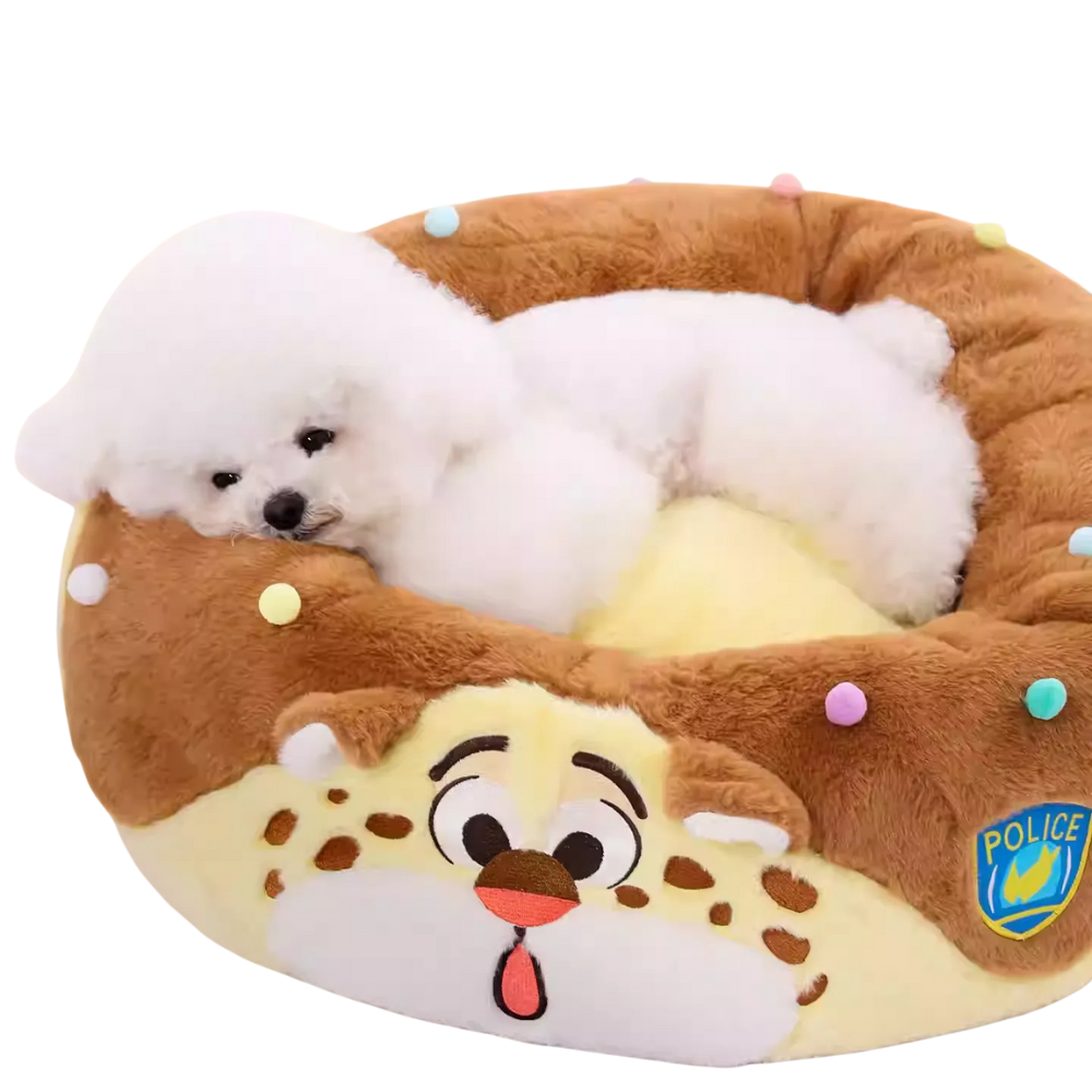 Hooper Clawhauser Pet Bed -  Soft Donut Cuddler