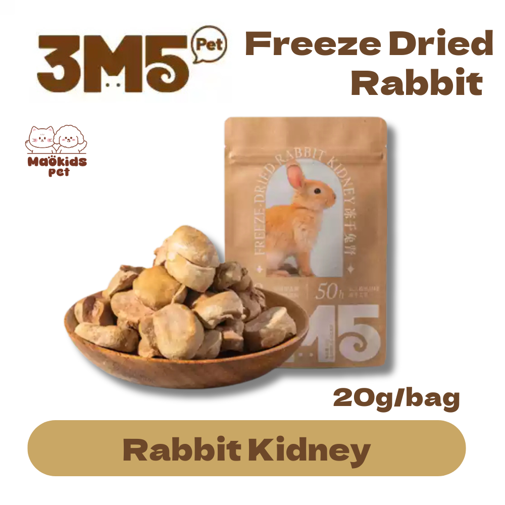 3m5pet Freeze-Dried Rabbit Kidney For Cat & Dog