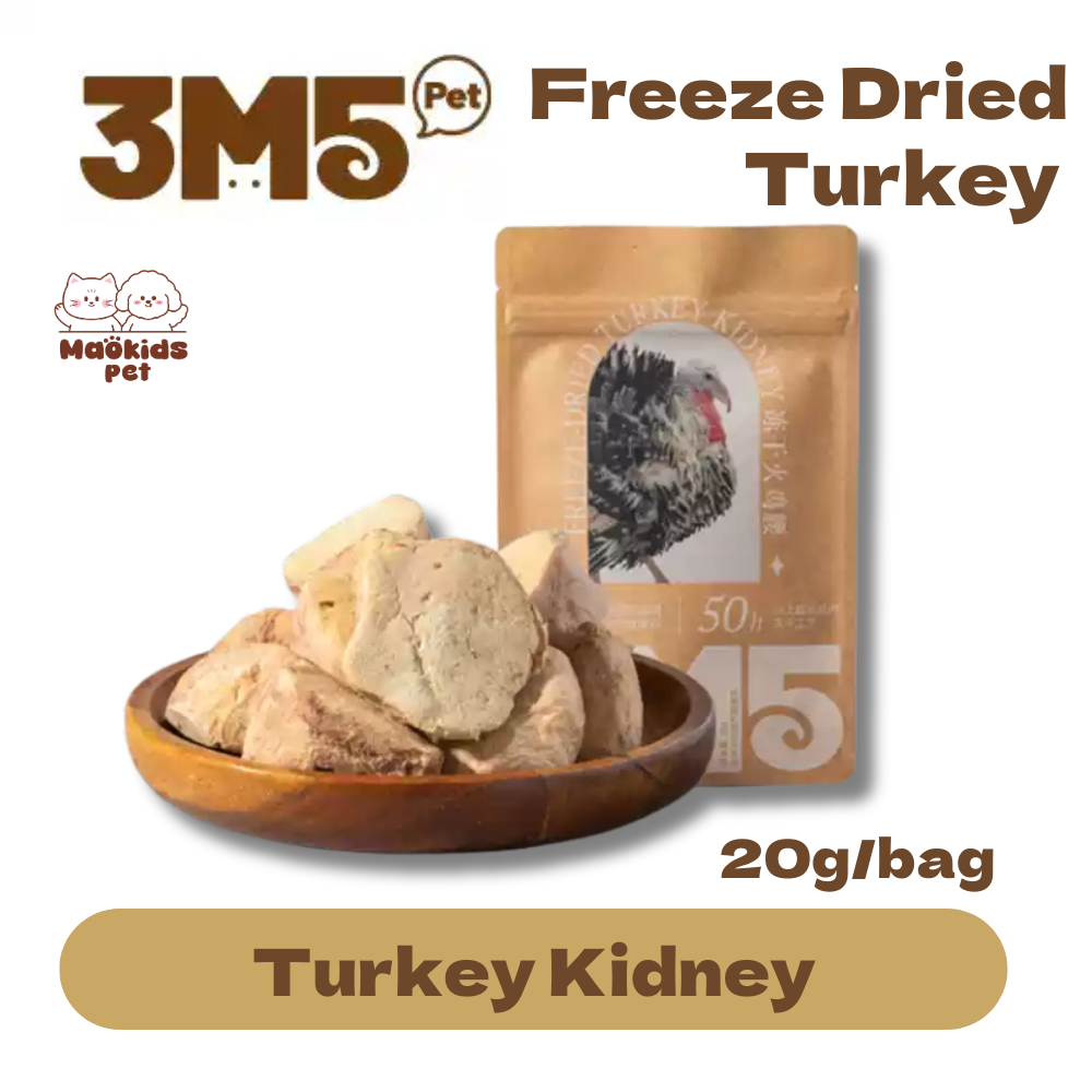 3m5pet Freeze-Dried Turkey Kidney For Cat & Dog