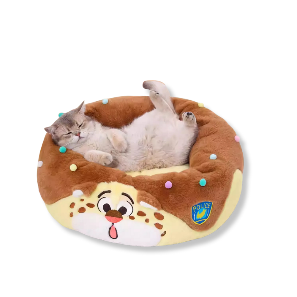 Hooper Clawhauser Pet Bed -  Soft Donut Cuddler