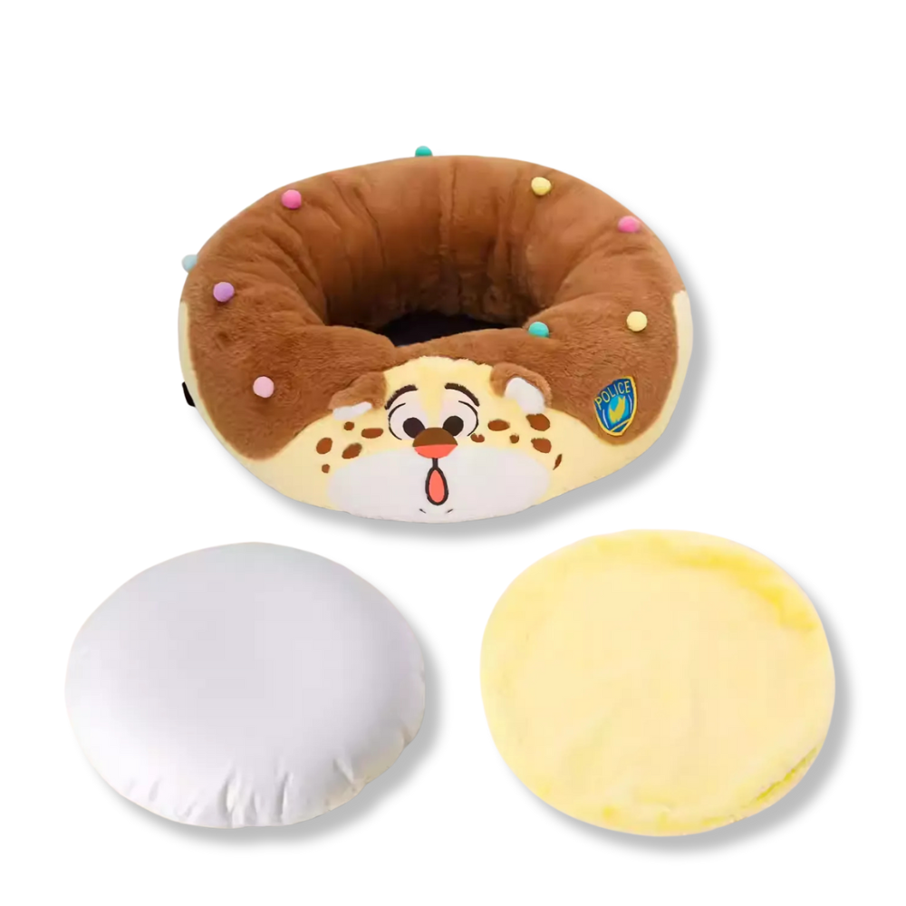 Hooper Clawhauser Pet Bed -  Soft Donut Cuddler