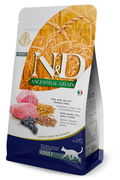 Farmina Ancestral Grain Lamb & Blueberry Cat Food - 1.5kg