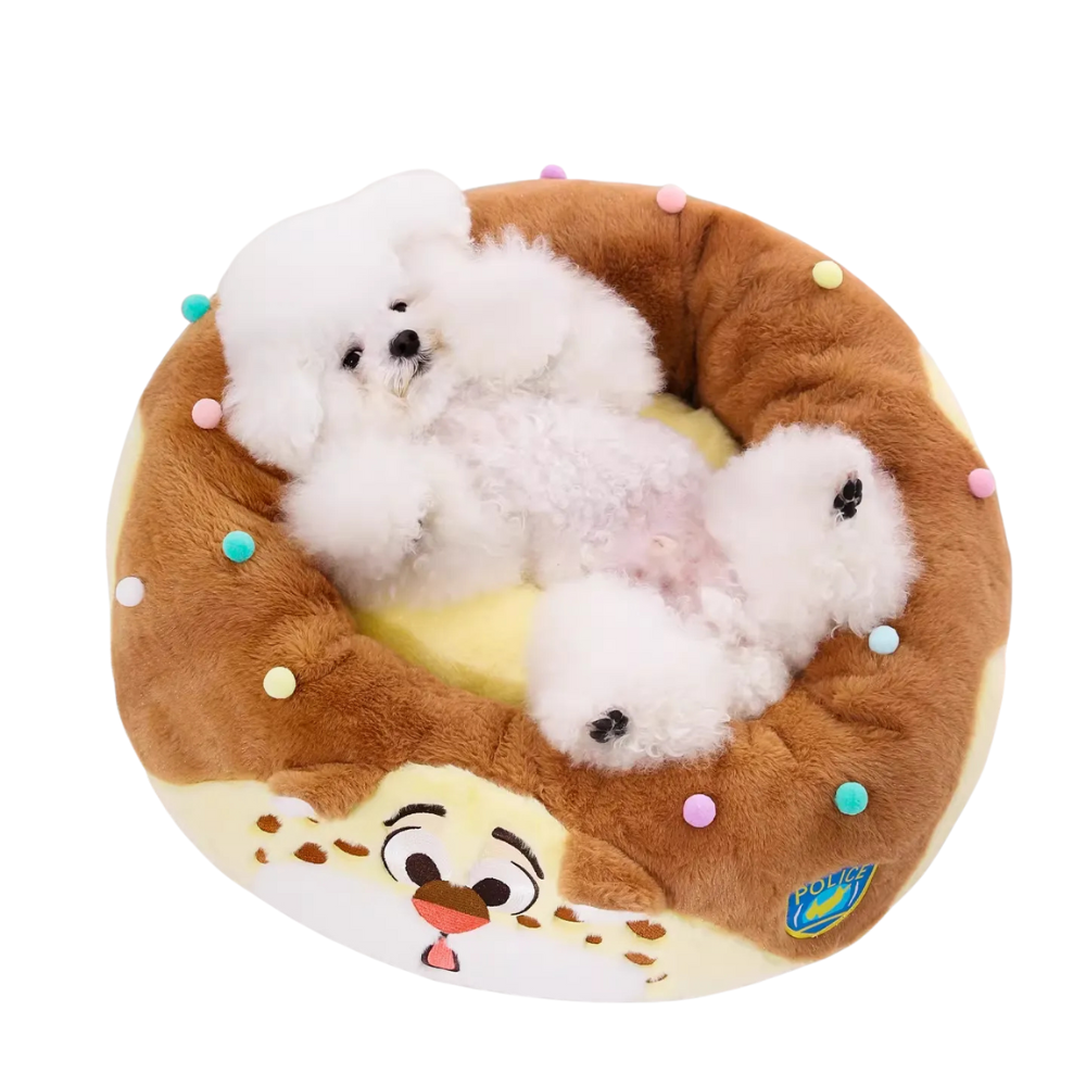 Hooper Clawhauser Pet Bed -  Soft Donut Cuddler