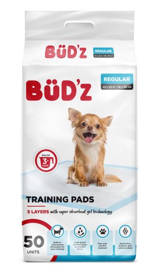 Bud'Z Disposable Pee Pad 22"x22" (56x56cm) Dog