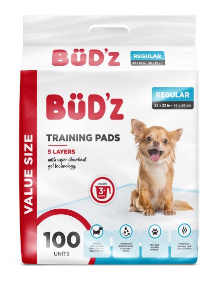 Bud'Z Disposable Pee Pad 22"x22" (56x56cm) Dog