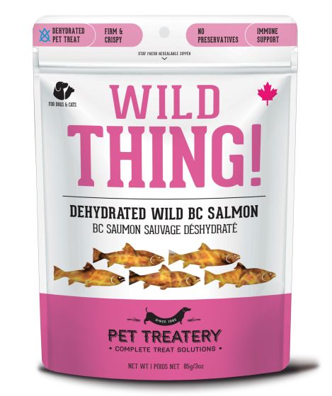 Granville Wild Thing! Dehydrated Wild BC Salmon Treats For Cat & Dog - 85g