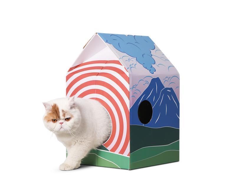 Pidan Cat Scratcher House, Fuji