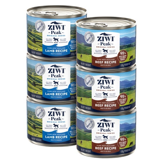 ZIWI Variety Pack Beef & Lamb Dog Wet Food
