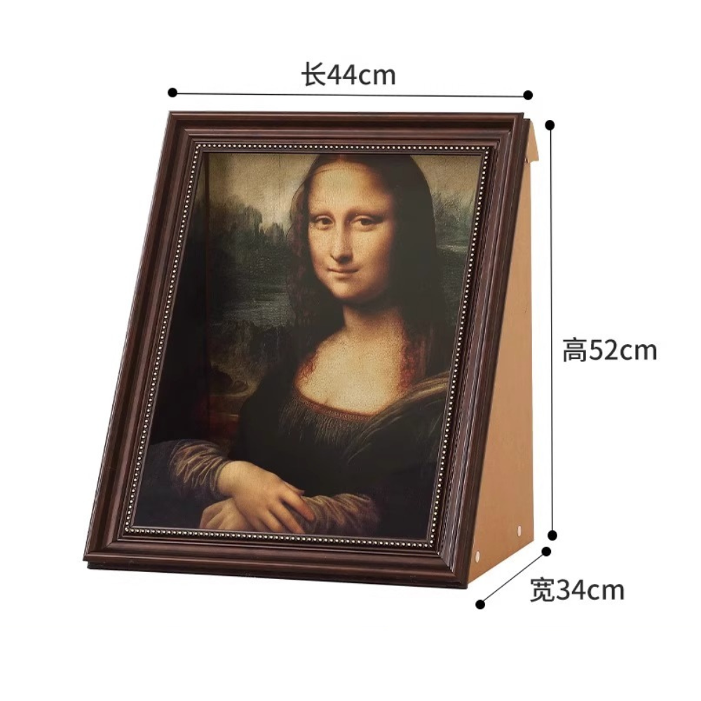 MaiFei 4D Painting Cat Condo with Scratcher – Vintage Style