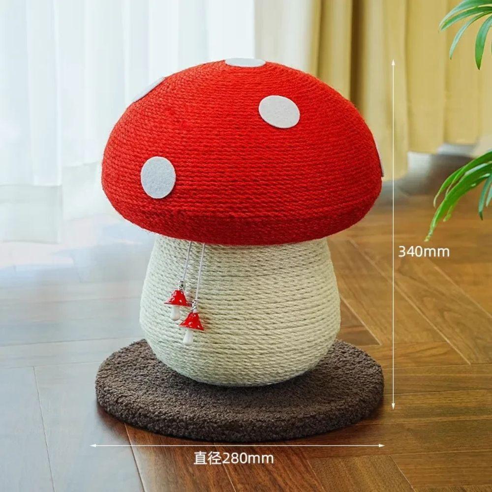 Miaofairy Red Mushroom Sisal Cat Scratcher