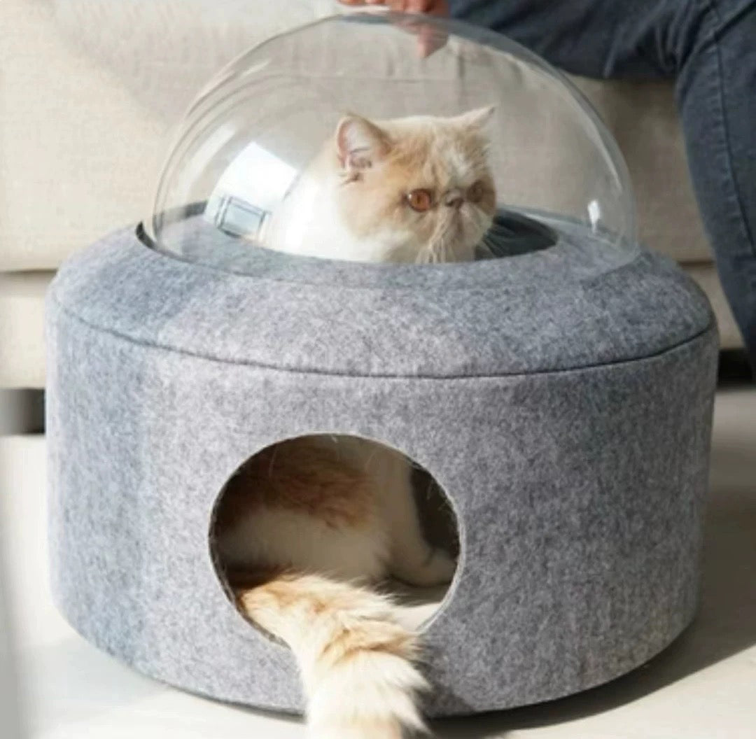 Purroom Cat Space Capsule Bed