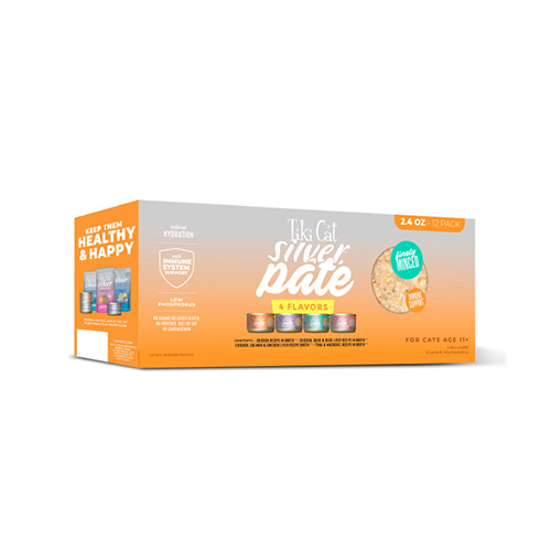 Tiki Cat Silver Pâté Variety Pack Wet Cat Food