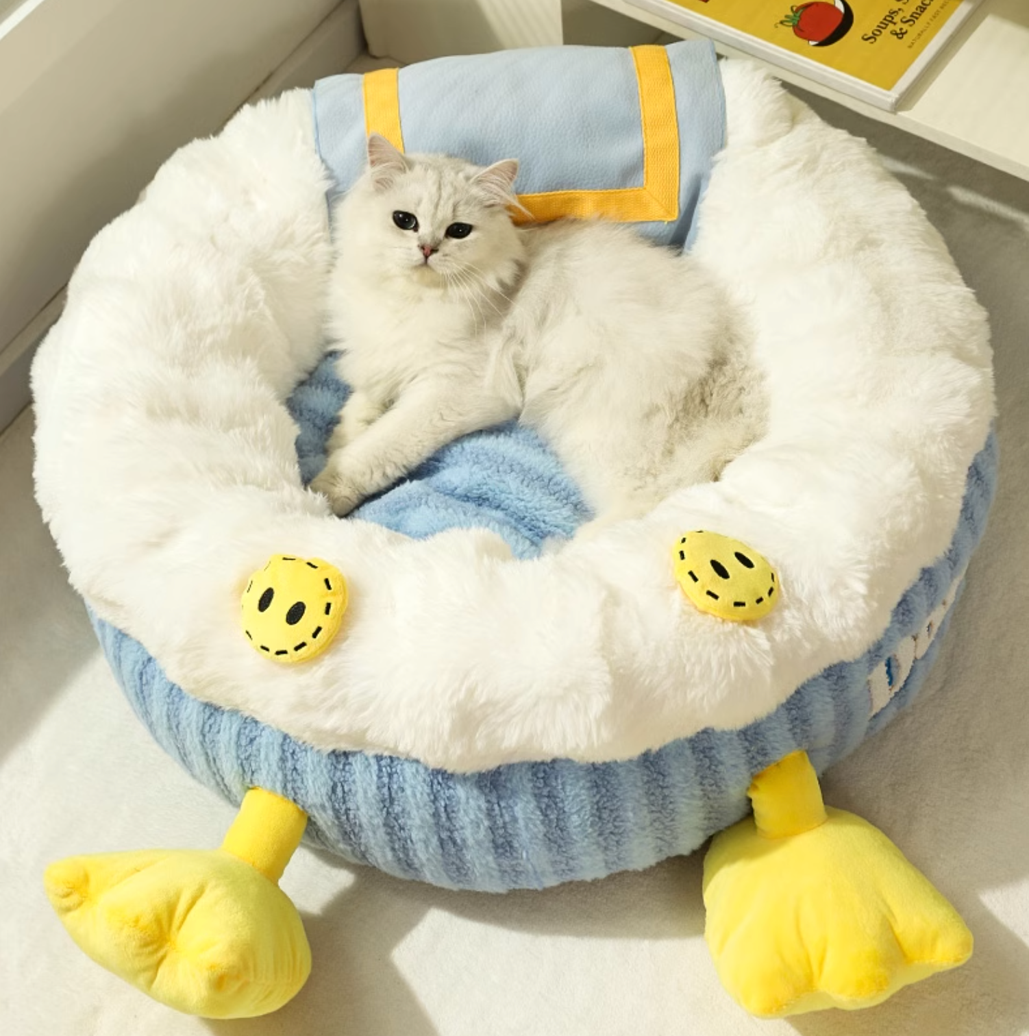 Hoopet Cozy Pet Bed - Washable Sleeping Pet Bed