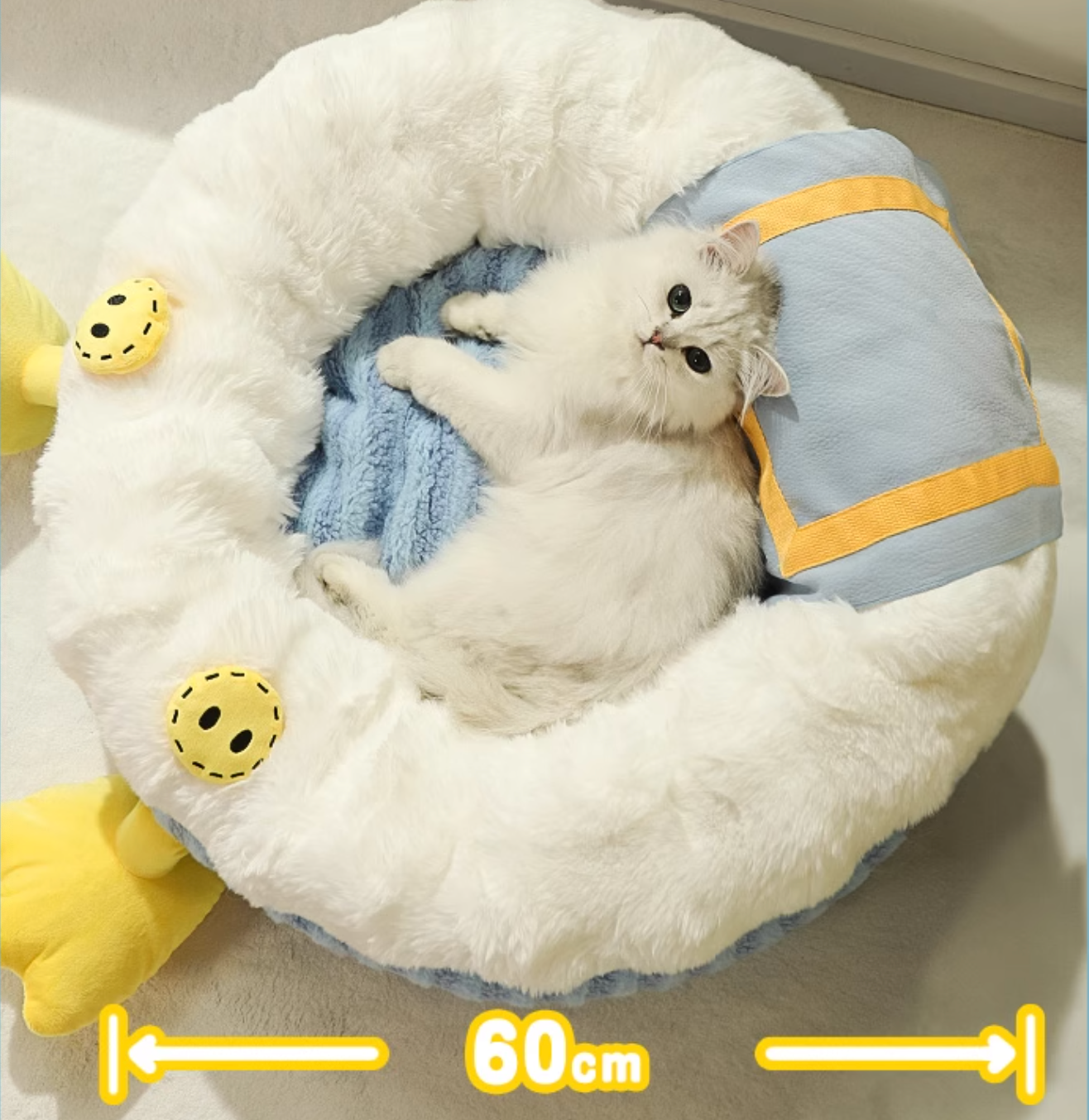 Hoopet Cozy Pet Bed - Washable Sleeping Pet Bed