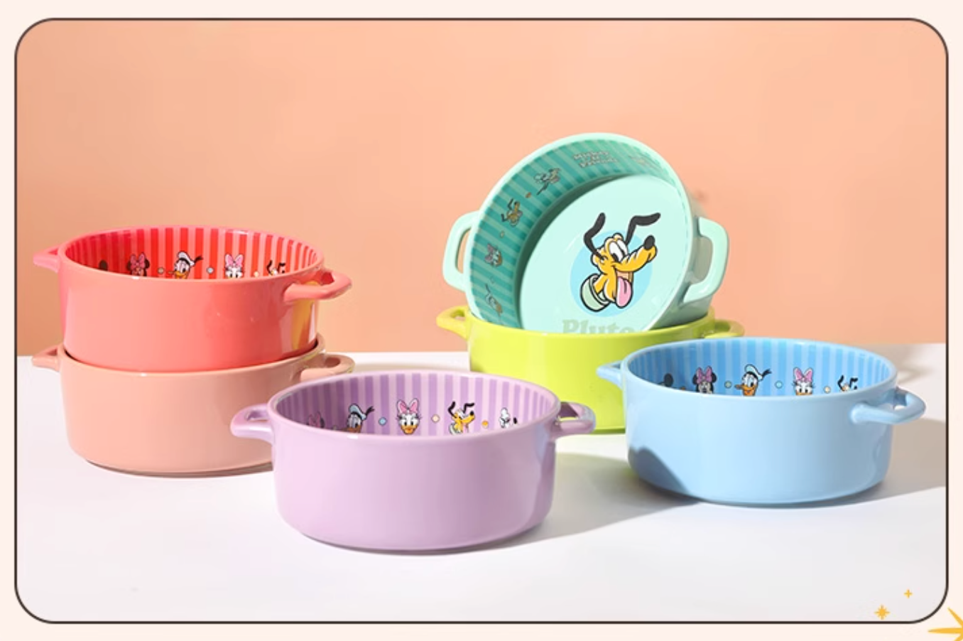 Hoopet Ceramic Pet Bowl - 6 Patterns