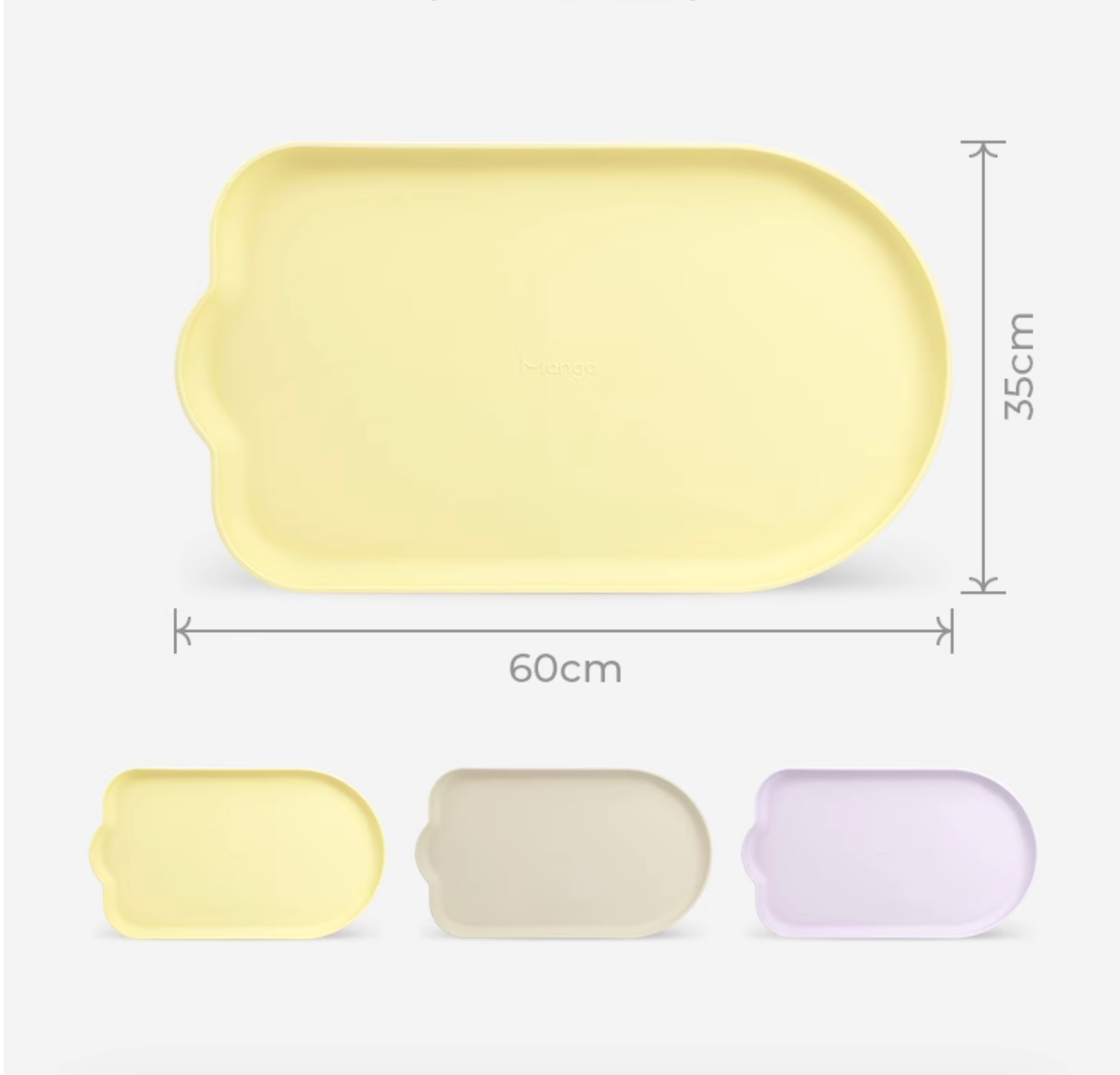 Mango Tulip Shape Dinner Plate - 4 Colours