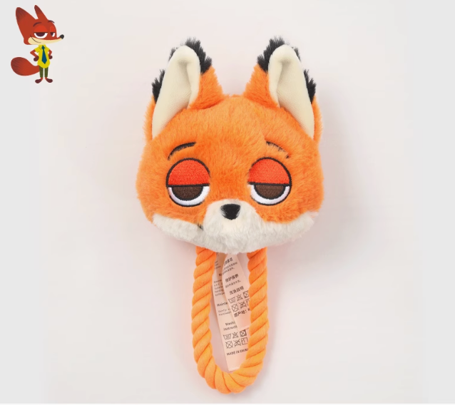 Hoopet Zootopia & Mickey Series Rope Knot Toy For Dog