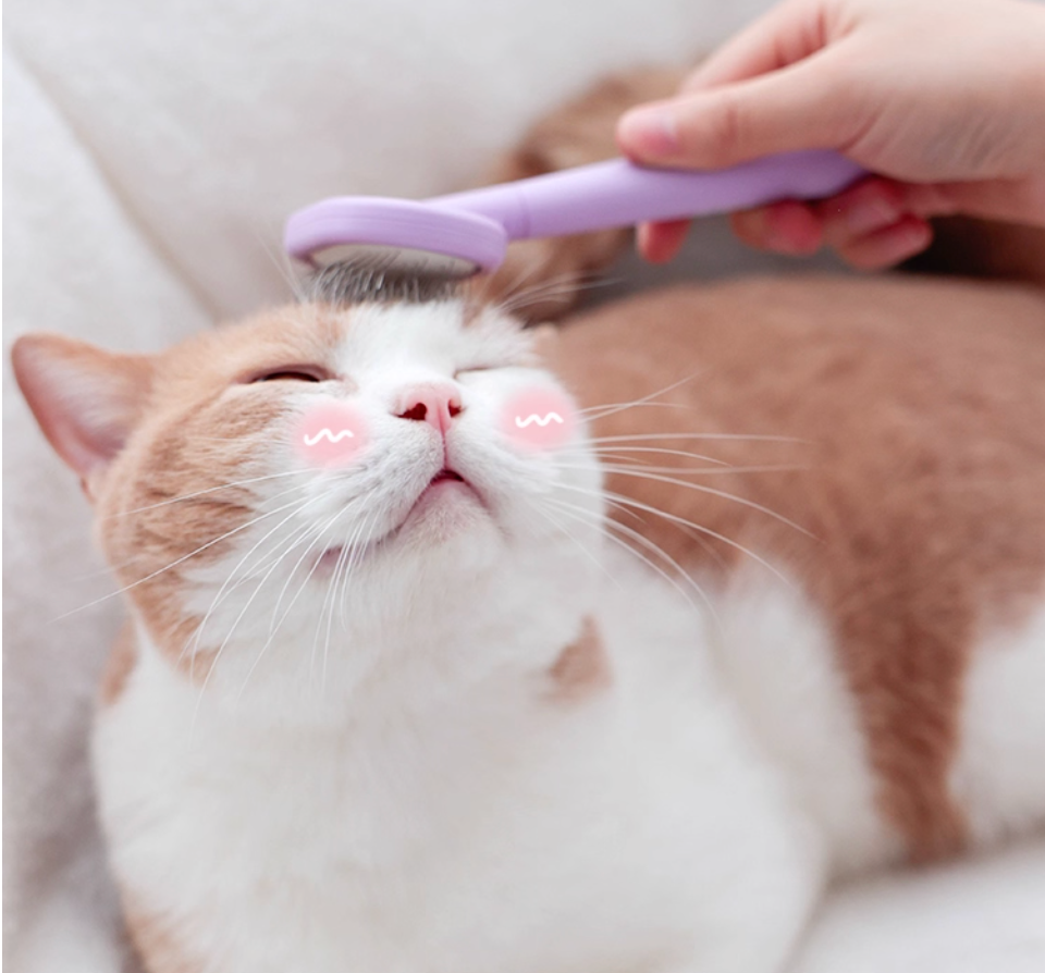 Telate Macaron Mini Pet Brush - Gentle Detangling & Daily Grooming