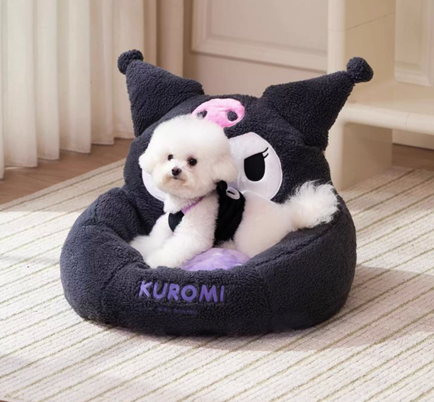 Petpurr Sanrio Pet Sofa Bed - Kuromi/Melody