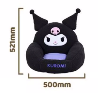 Petpurr Sanrio Pet Sofa Bed - Kuromi/Melody
