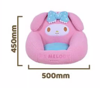 Petpurr Sanrio Pet Sofa Bed - Kuromi/Melody
